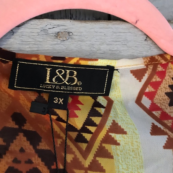 Boutique Long Boho Style Kimono - Picture 2 of 5